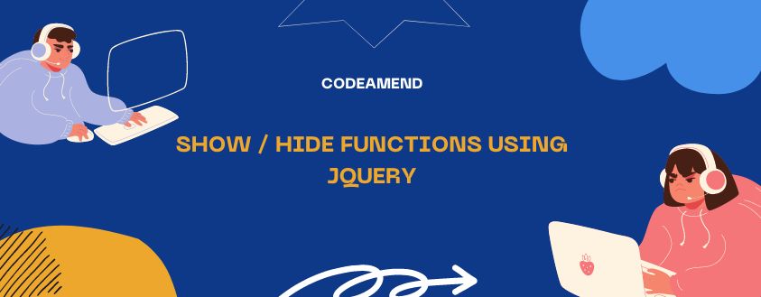 Show / hide Functions using jQuery